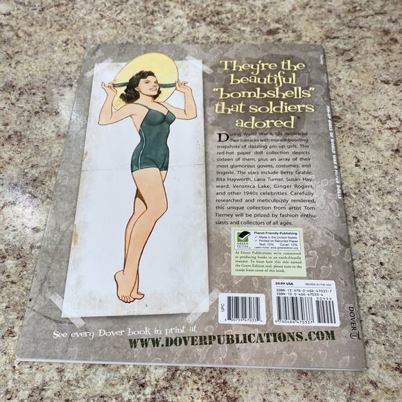 Pin up Girls of World War II paper dolls by Tom Tierney - Picture 2 of 2